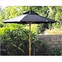 Dayva UK116(BKC) 6' Cafe Diego Wooden Market Umbrella