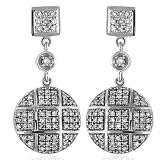 14K White Gold 0.75 Carat Diamond Earrings