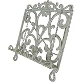 Review GW  / Cast iron metal cookbook or book holder stand, Belgian design