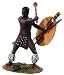William Britain Zulu Warrior Swinging Knobkerrie #1 (1:32) Pre Order May