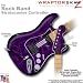 Abstract 01 Purple WraptorSkinz Skin fits Rock Band Stratocaster Guitar for Nintendo Wii, XBOX 360, PS2 & PS3 (GUITAR NOT INCLUDED)