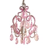 Sleeping Partners 3 Bulb Mini Chandelier - Pink Sapphire