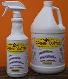 Pee Whiz- Urine, Stain, Odor Remover and Cleaner- Fresh Apple Breeze- Combo Set- 32oz Spray Bottle and 1Gallon
