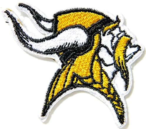 Minnesota Vikings Team Football NFL Logo Sign Symbol Patch Iron on Applique Embroidered Sew Gift BY SURAPAN
