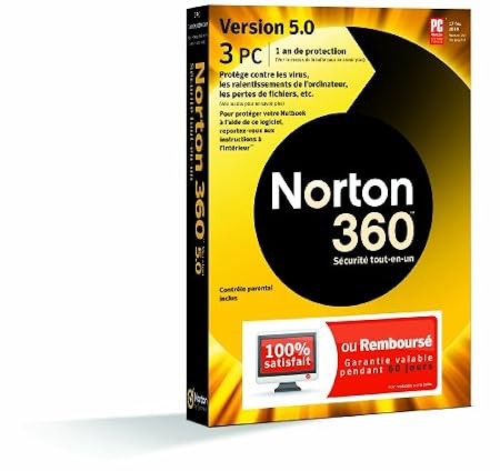 Norton 360  V.5 (3 postes, 1 an)