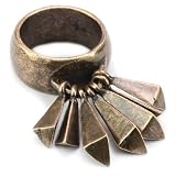 Low Luv by Erin Wasson Bronze Plated Feather R