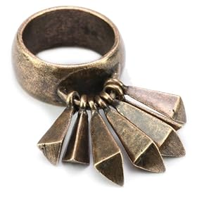 gold flip flop necklace Low Luv by Erin Wasson Bronze Plated 