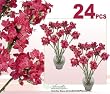 24 pieces of 25" Hoya Hand Wrapped Artificial Silk Flower Sprays