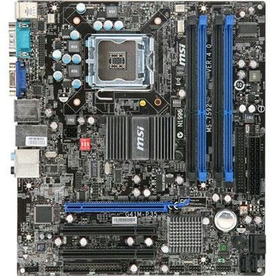 MSI Core 2 Quad/Intel G41/DDR3/A&V&GbE/MATX Motherboard G41M-P35 7592-260