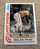 1982 Topps Nolan Ryan # 5 MLB Baseball Card