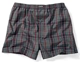 2 Lerros Boxer Shorts grau kariert