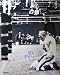Y.A. Tittle signed New York Giants 16x20 Photo HOF Blood