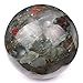 banshren® Natural Carved 50mm Bloodstone Sphere Ball Healing Crystal