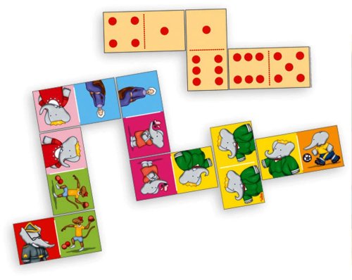 Vilac - 6024 - Babar - Domino géant Babar