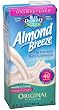 Blue Diamond Almond Breeze Milk, Unsweetened Original, 32-Ounce Boxes (Pack of 12)