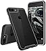 iPhone 7 Plus Case, Kaptron Slim Fit Premium Clear Soft TPU Back Panel with Hard Protective Coloured Bumper Case for Apple iPhone 7 Plus (2016) (Blk)
