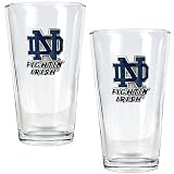Great American Products Notre Dame Fighting Irish 2 Piece Pint Ale Glass Set