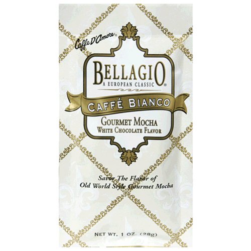 Bellagio Bianco Caffe, 1-Ounce Packets (Pack of 25)