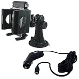Universal GPS Car Charger and GPS Car Mount Holder for Garmin / TomTom / Mage...