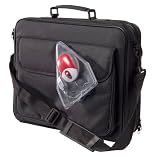 Vivanco Notebook Set 2in1 mit Tasche für 17 Geräte und optischer Maus schwarz / rot