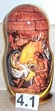 Nativity * Russian Nesting doll 5 pcs / 4in * 4.1