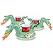 GoFloats Inflatable Fire Dragon Drink Holders (3 Pack) - Float Your Drinks in Style