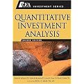 Quantitative Investment Analysis (Cfa Institute Investment Series) (Hardcover)