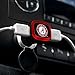 NCAA Alabama Crimson Tide USB Car Charger, Black, 3.1 mAh