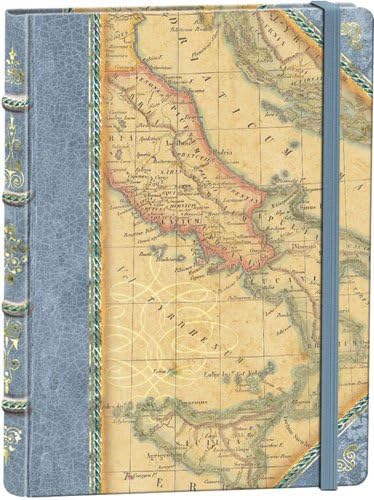 Punch Studios Library Journal Old World Map