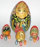 Russian fairy tail nesting egg/doll Cinderella * Babushka * 13pc/7 in * m2v3