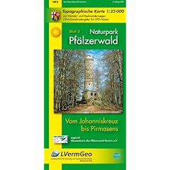 Naturpark Pf�lzerwald Blatt 5 Vom Johanniskreuz bis Pirmasens: Topographische Karte 1:25 000 mit Wander- und Radwanderwegen. UTM-Koordinatengitter f�r GPS-Nutzer