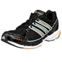 adidas Women's Attune Running Shoe,Black/Mist/Nu Orange,10 M