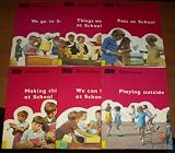 DOMINOES - STAGE 1 - COMPLETE SET (BOOK 1-6) - We go to School, Things we do at School, Pets at School, Playing outside, We can help at School, Making things at School