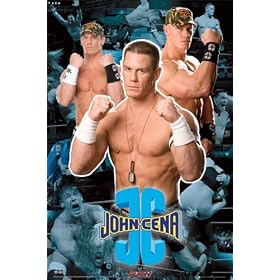 John Cena ~ Classic Collage ~ Poster Print WWE Exclusive ~ Approx 24 X 36 Inches