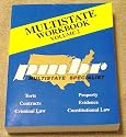Multistate Workbook Volume 2: PMBR Multistate Specialist: Torts, Contracts, Criminal Law, Property, Evidence, Constitutional Law, Caveats