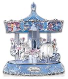 Collectible Disney Carousel First-of-its-kind Exclusive Cinderella Musical Carousel with Platinum Accents and Gleaming Jewels