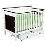 Delta Saint Martin Convertible Crib, Two Toned Espresso and White