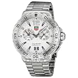 TAG Heuer Men's WAU111B.BA0858 Formula 1 White Dial Grande Date Alarm Watch by TAG Heuer