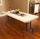 Lifetime Lightweight 6ft Folding Banquet Table - Commercial Grade (Table Top size 183 x 76cm)