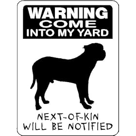 PRESA CANARIO GUARD DOG SIGN 3355PC
