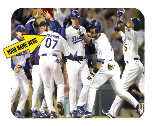 Los Angeles Dodgers Personalized Mouse Pad