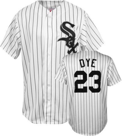 Youth Chicago White Sox #23 Jermaine Dye Replica Home Jersey - M 10-12