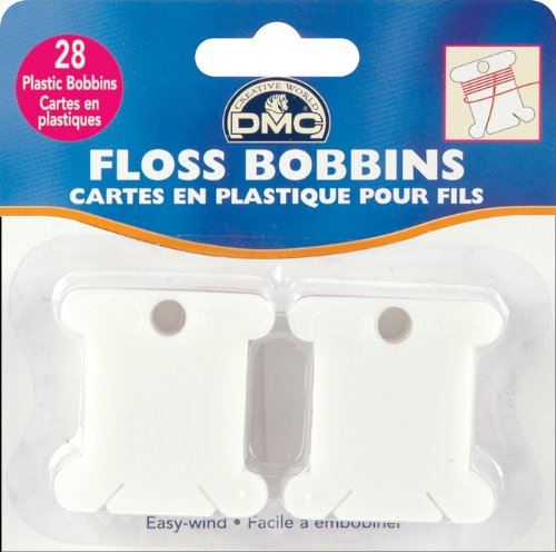 Plastic Floss Bobbins-28/Pkg