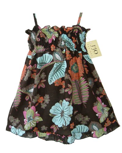JoJo Designs Smocked Floral Girl's Dress, 3 to 6 Months