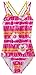 Laguna Girls 7-16 Dream On 1 Piece Swimsuit, Pink, 16