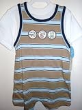 Carter's Boys 9 Months 2 Piece Shortall Set