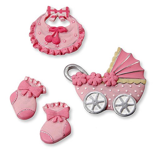 G&uuml;termann / KnorrPrandell 6930195 - Babydeko rosa 4teilig