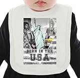 Born In The Usa ネクタイを有する有機ビブ Medium