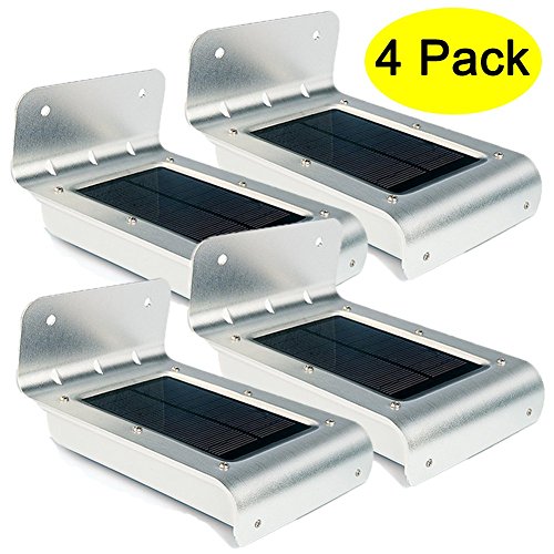 Ledmo outdoor solar lights,16 bright leds wireless sola…