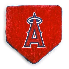 Forever Collectibles Los Angeles Angels of Anaheim 16 inch Himo Home Plate Pillow